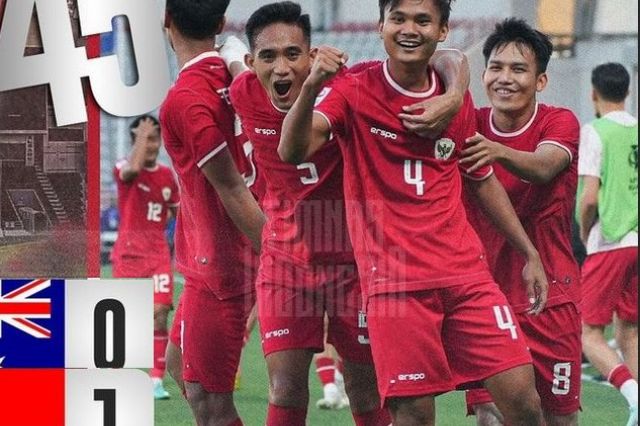 Cetak Sejarah! Timnas Indonesia U-23 Berhasil Kalahkan Australia 1-0 di Piala Asia U23, Kutukan Berakhir